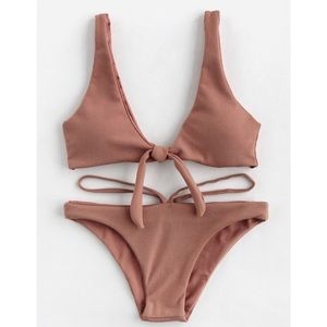 Mauve/Brown Bikini